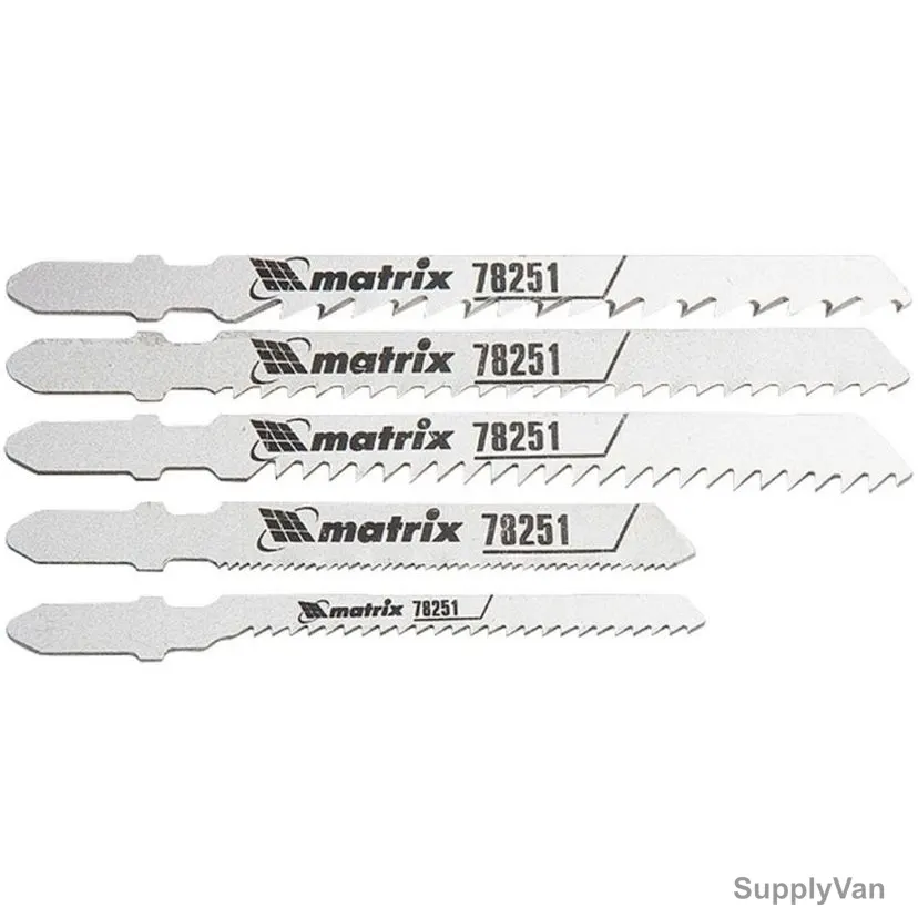 Mtx Universal Jigsaw Blade, 782519, 5 Pcs/Set