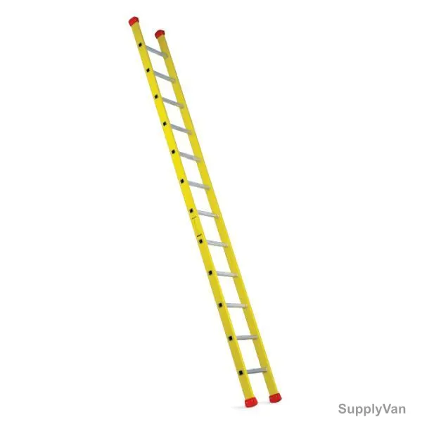 Topman Straight Ladder, FRPSL13, Fiber Glass, 13 Steps, 110 Kg Loading Capacity