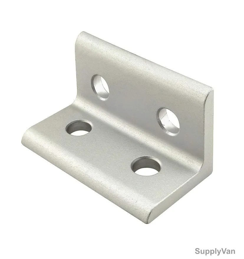 Extrusion Inside Corner Bracket, 45 Series, 4 Hole, Aluminium, 86 x 40MM