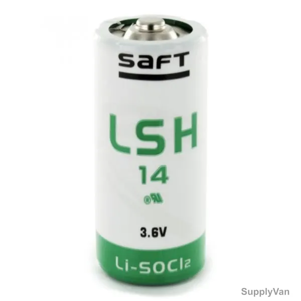 Saft Lithium Battery, LSH-14-C, 5800mAh, 3.6V