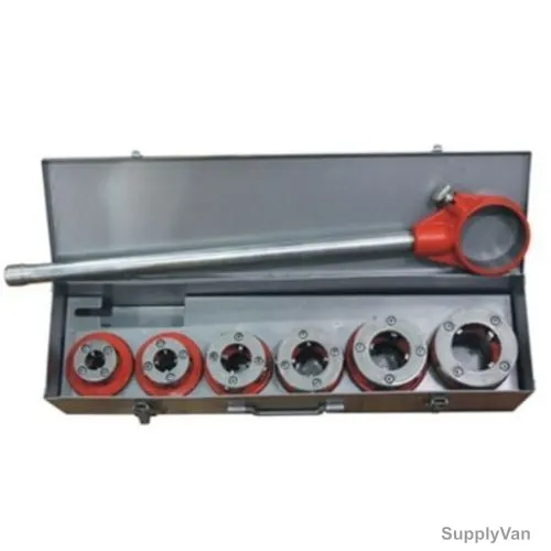 Macstroc Ratchet Threader Set, MNP-1250R, NPT, 1/2 to 2 Inch, 8PCS