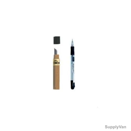 Pentel Mechanical Pencil With Lead, PEP-PACK-062, TechnicG, 0.5MM, Black, 2 Pcs/Set