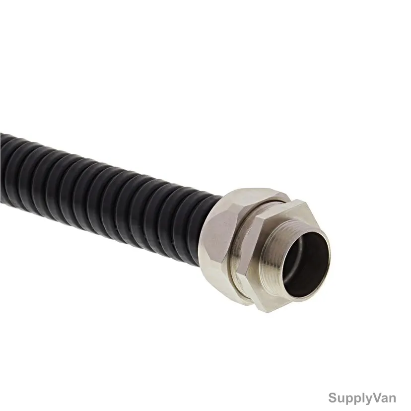 RR PVC Coated Flexible Pipe, Galvanised Steel, 25MM Outer Dia x 20 Mtrs Length — image 1