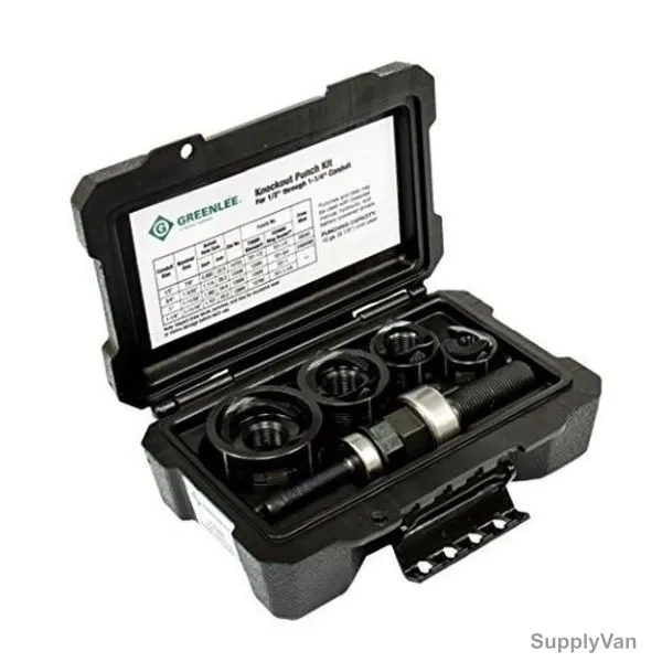 Greenlee Knockout Punch Kit, 735BB, 1/2-1 1/4 Inch