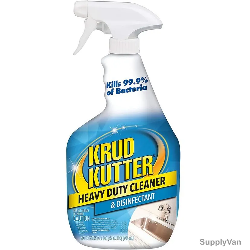 Krud Kutter Heavy Duty Cleaner and Disinfectant Spray, 298309, 32 Oz, Clear