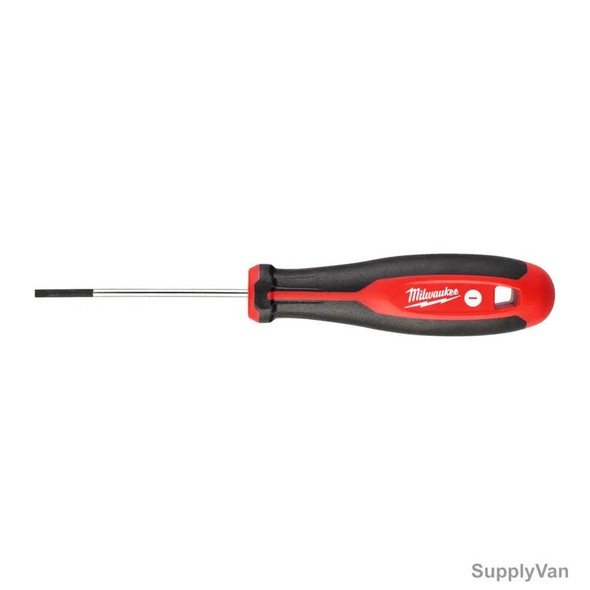 Milwaukee Tri-Lobe Screwdriver, 4932471775, Slotted, 0.5 x 75MM