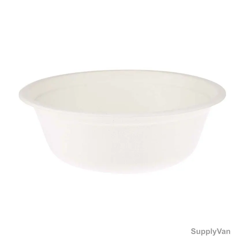 Bio-Degradable Bowl, 32 Oz, White, 200 Pcs/Pack