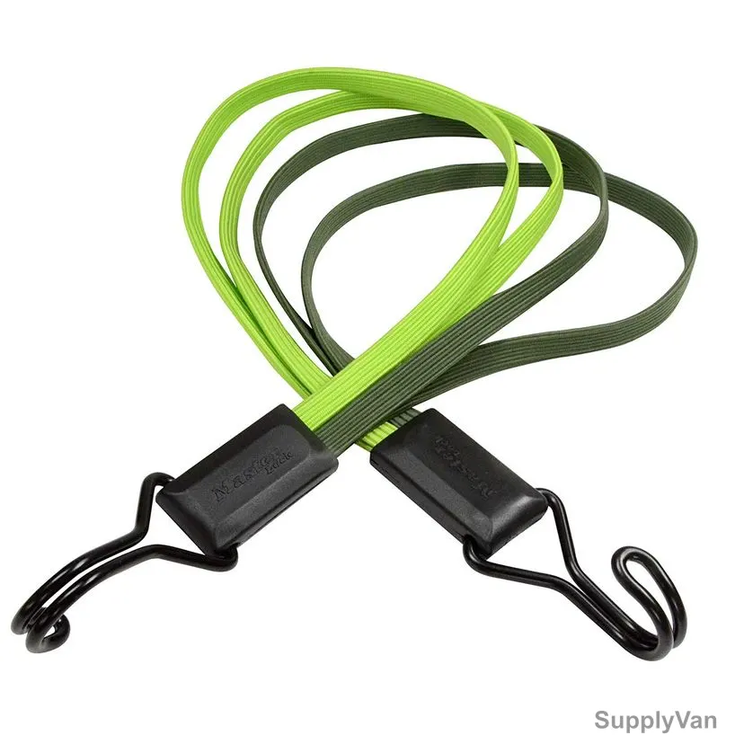 Master Lock Flat Bungee Cord, ML3244EURDAT, 70CM x 8.5MM, 40 Kg, Green — image 1
