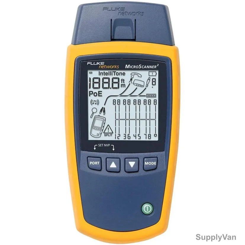 Fluke Microscanner2 Cable Verifier, MS2-100, RJ11/RJ45 — image 1