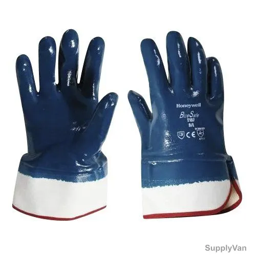 Honeywell Cuff Gloves, NGP, Bluesafe, Size10, Blue, PK24