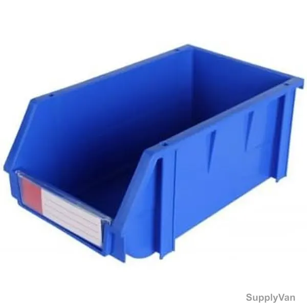 Excellent Plastic Storage Bin, EP003, Polypropylene, 15CM Height x 20CM Width x 34CM Length, Blue