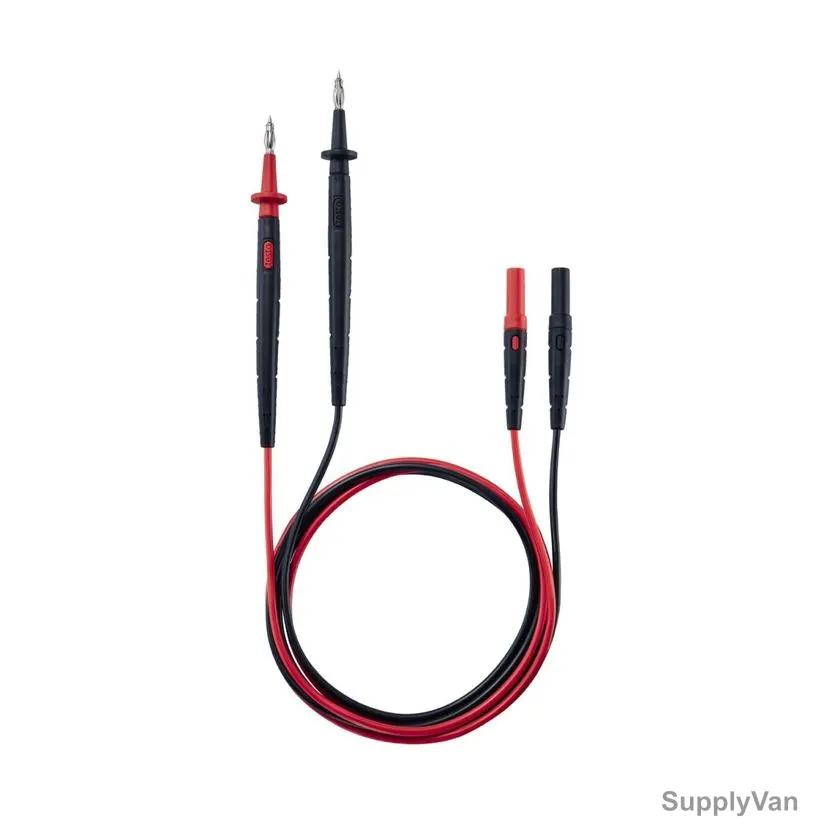 Testo Straight Test Lead, 0590-0012, 1250MM, Black/Red