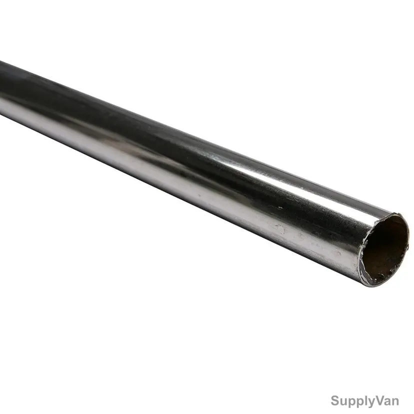Chrome Plated Pipe, Galvanized Iron, 0.8MM Thk, 1 Inch Dia x 3 Mtrs Length — image 1