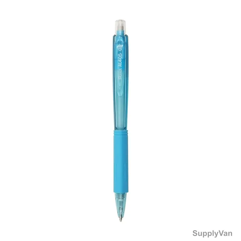 Pentel Mechanical Pencil, PE-AL405N-S, Prism, 0.5MM, Sky Blue, 12 Pcs/Pack