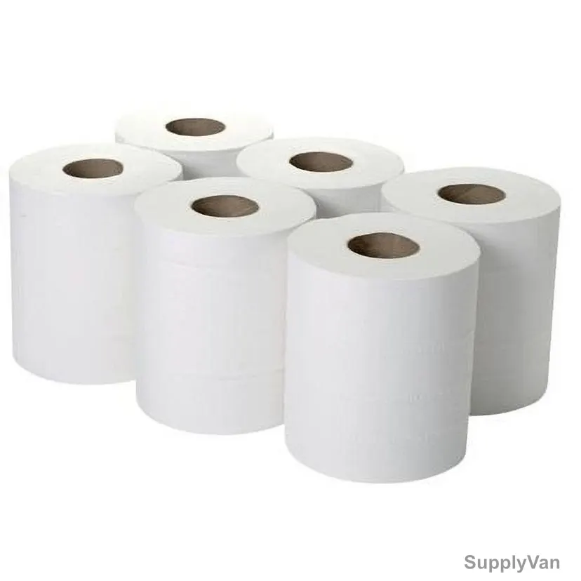 Intercare Kitchen Maxi Roll, 2 Ply, 700GM, 20CM Width x 110 Mtrs Length, White, 6 Pcs/Pack