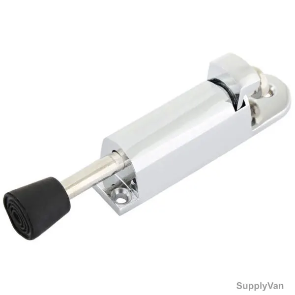Door Stopper, DS047-CP, Alloy, Silver
