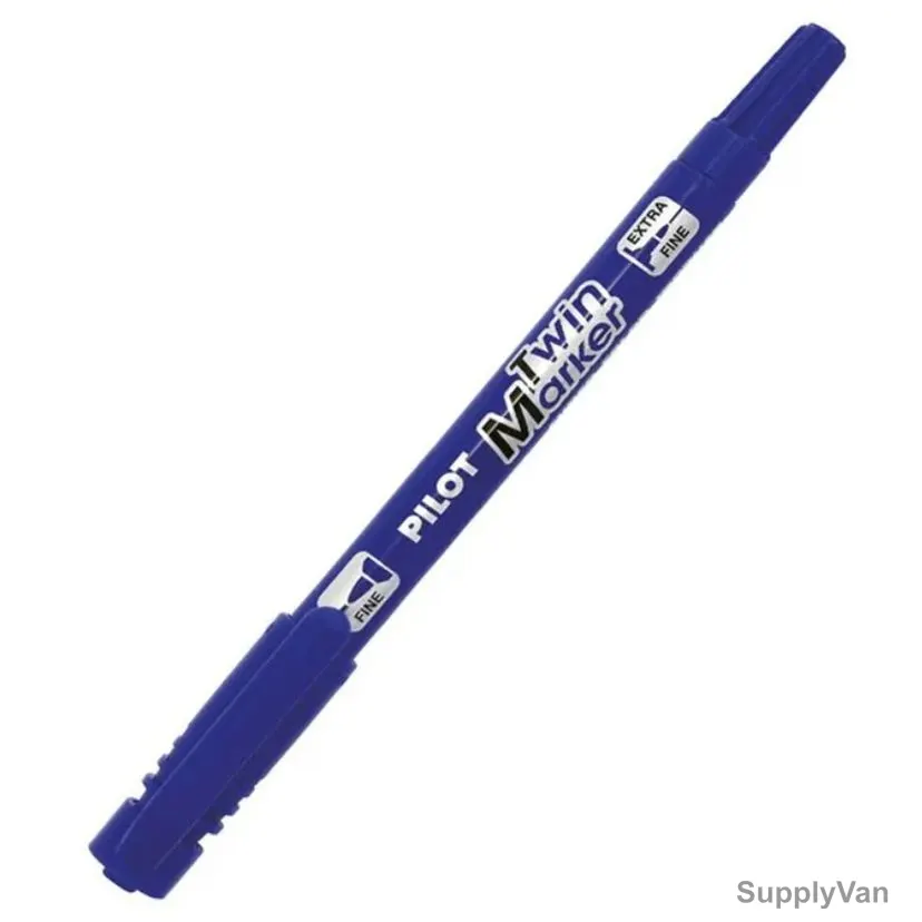 Pilot Twin Marker, SCATM-L, 0.8MM Tip Size, Blue