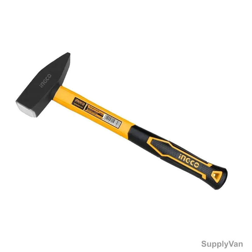 Ingco Machinist Hammer With Fiberglass Handle, HMHS83001, Carbon Steel, 300GM Head Weight