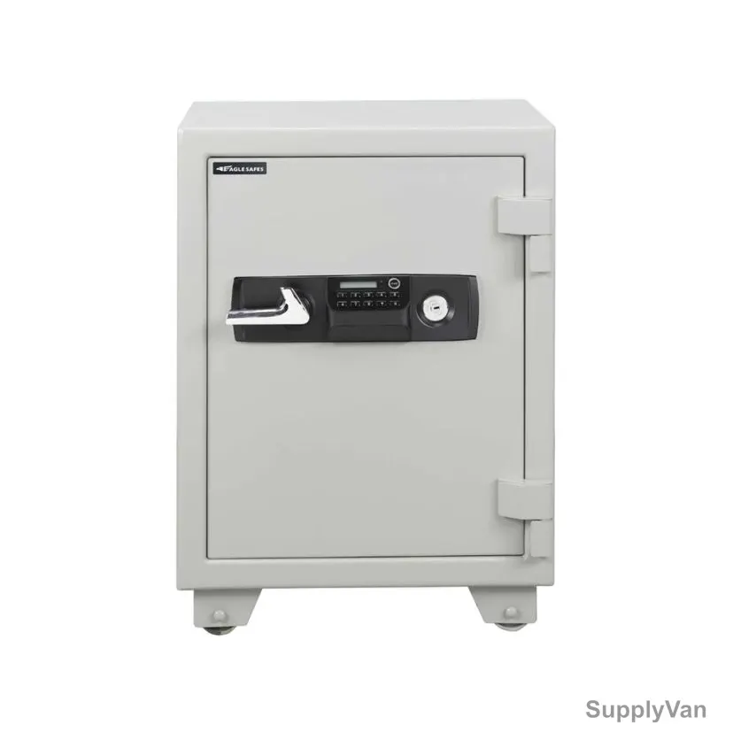 Eagle Fire Resistant Safe With Digital and Key Lock, ES-065, Grey