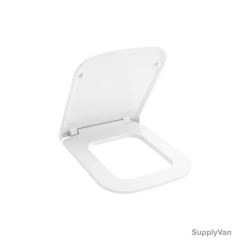 Rak Ceramics Metropolitan Seat and Cover, MESC0008, Square, 34.5CM Width x 43.5CM Length, White — image 1