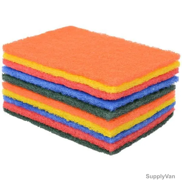 Moonlight Scouring Pad, 70836, 15x10CM, MultiColor, PK10