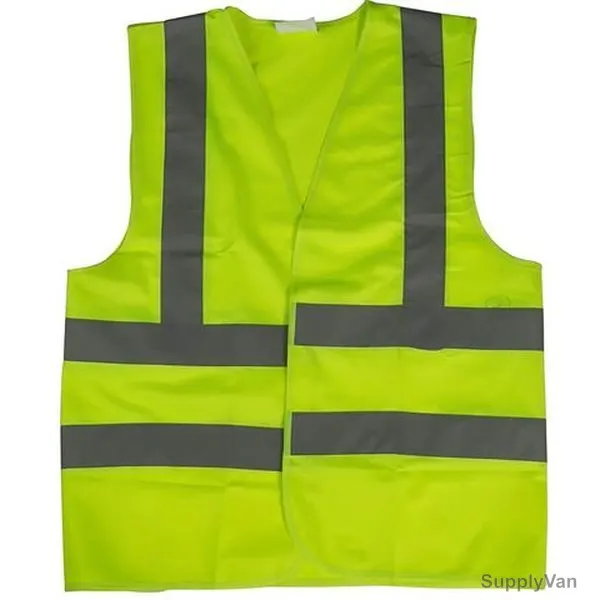 Mkats Reflective Safety Vest, Free Size, Fluorescent Yellow