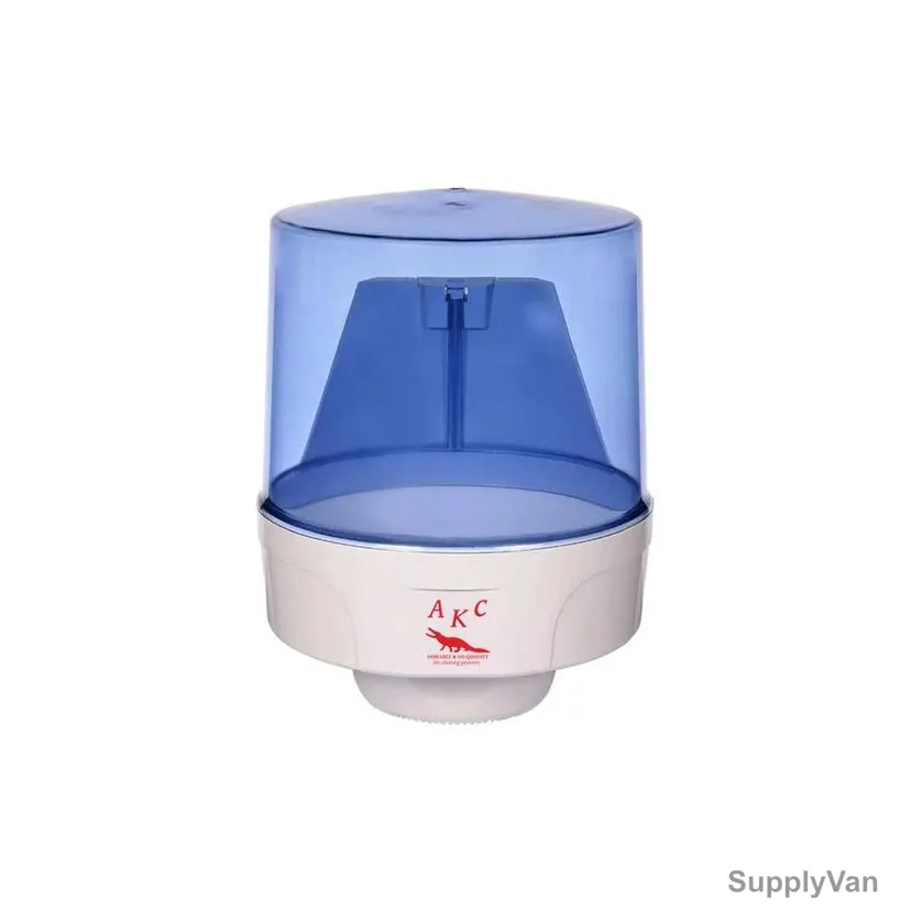 Akc Maxi Roll Dispenser, TD10, Plastic, 26CM Dia, Blue/White