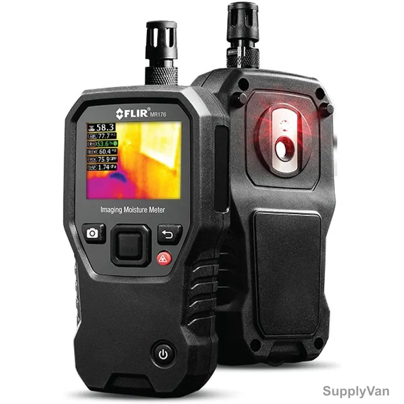 Flir Moisture Meter With Replaceable Hygrometer, MR176, IGM, 3.7V, 0 to 50 Deg.C — image 1