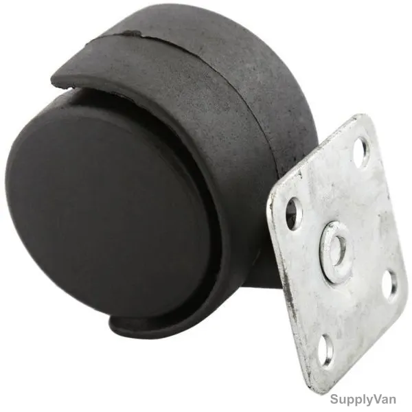 Caster Wheel With Plate, 1-1/2 Inch