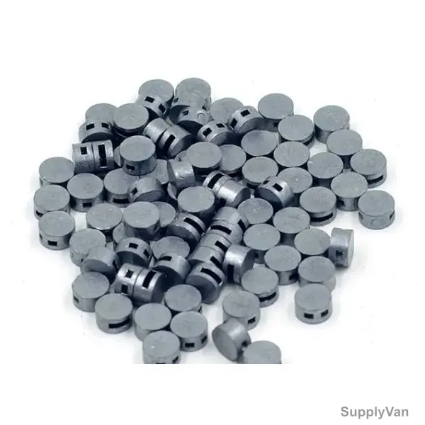 Lead Security Seal, 5MM Thk x 10MM Dia, 100 Pcs/Pack