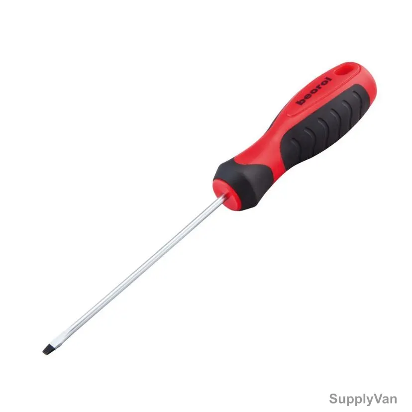Beorol Screwdriver, OSL3X100, Slotted, SL3 Tip Size x 100MM Length