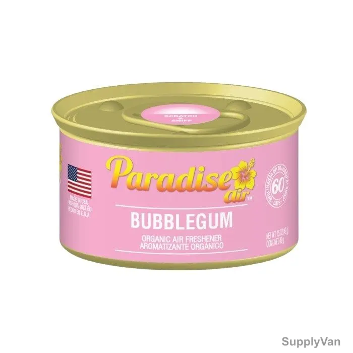 Paradise Air Organic Air Freshener, 42GM, Bubblegum