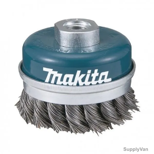 Makita Wire Cup Brush, D-24147, Twist Knot, 60MM