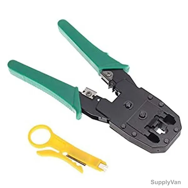 Crimping and Wire Stripper Tool, Green