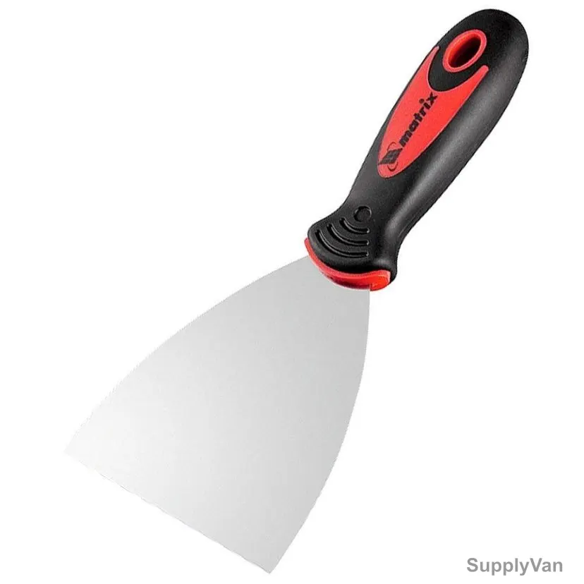 Mtx Putty Knives/Paint Scraper With Two Component Handle, 855089, Stainless Steel, 80MM