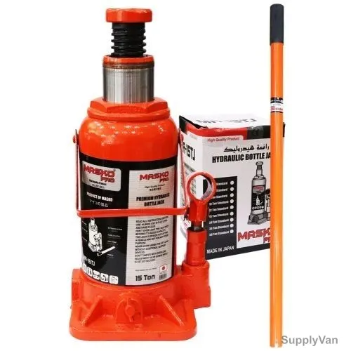 Masko Pro Bottle Jack, MA-15TJ, 15 Ton