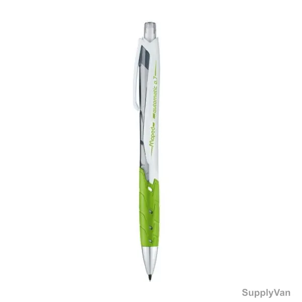Maped Automatic Mechanical Pencil, MD-559933, Black'Peps, 0.7MM Tip Size, Green, 12 Pcs/Pack