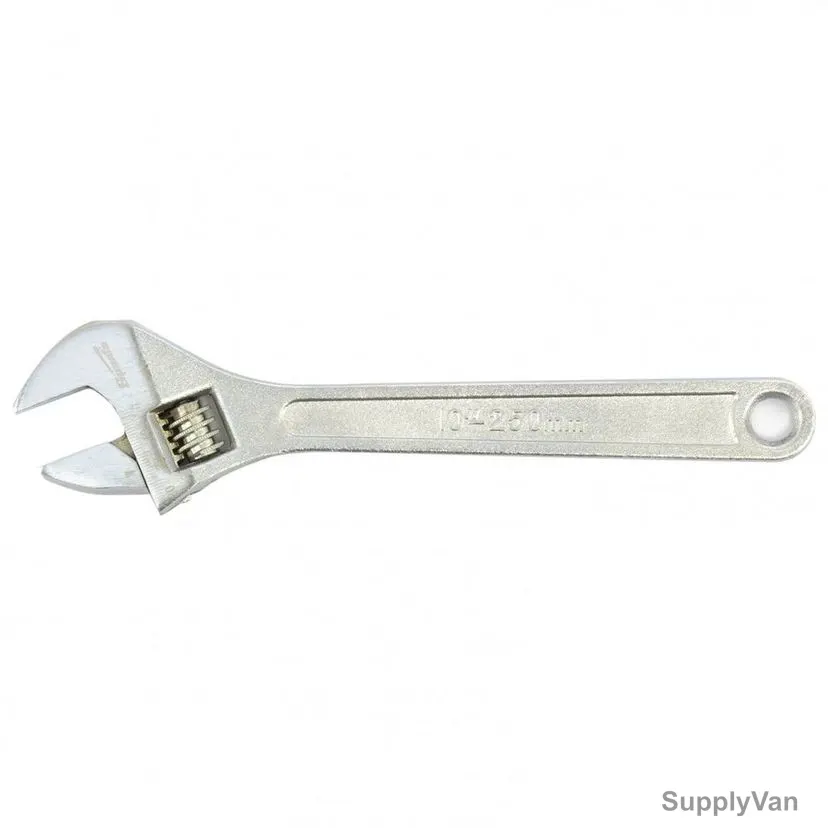 Sparta Adjustable Wrench, 155305, 30MM Jaw Capacity, 250MM Length