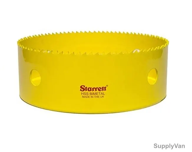 Starrett Hole Saw, SH0514, High Speed Steel, 133MM, Yellow