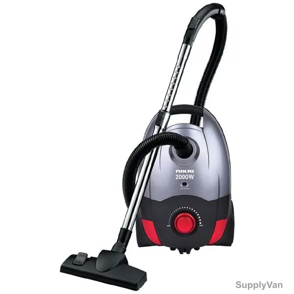 Nikai Canister Vacuum Cleaner, NVC9260A1, 2000W, 3.5 Ltrs, Black/Silver