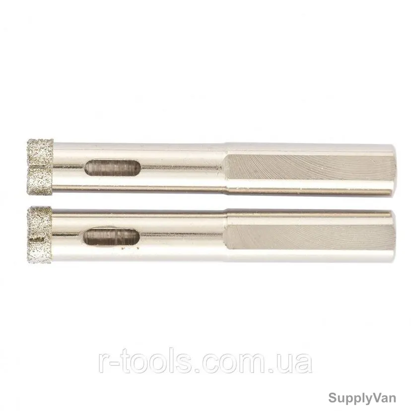 Mtx Glass and Ceramic Drill Bit, 726309, 6 Point, Hexagonal, 30 x 67MM, 2 Pcs/Pack