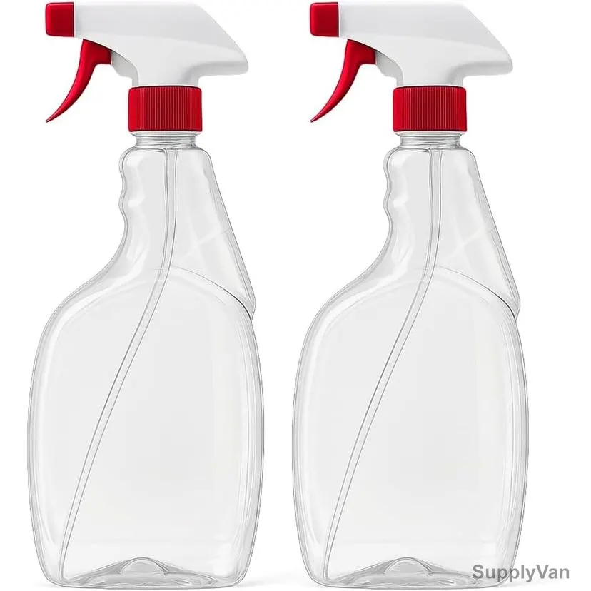 Swish Super Water Trigger Spray Bottle, HDPE, 800ML, Red/Clear, 2 Pcs/Pack
