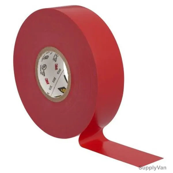 3M Vinyl Electrical Tape, Scotch 35, 19MM x 20.1 Mtrs, Red
