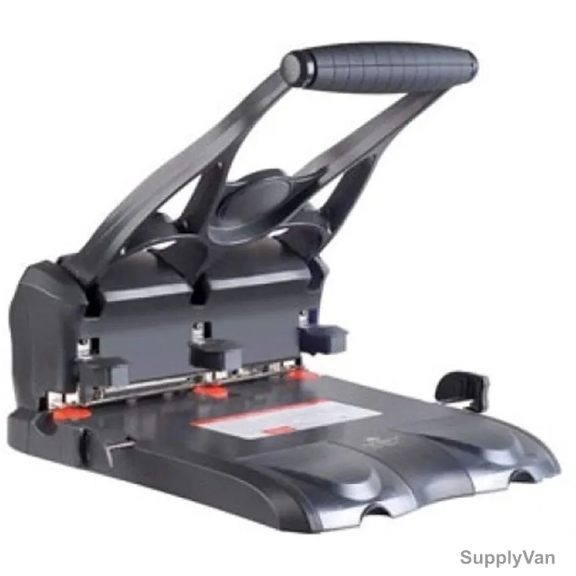 Kangaro Paper Punch Machine, HDP-3160N, Metal, 150 Sheets, Black