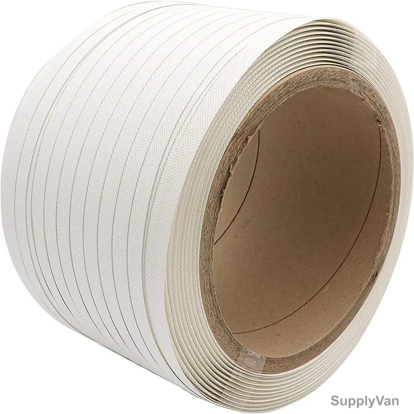Strapping Roll, PVC, 12MM, 10 Kg, White — image 1
