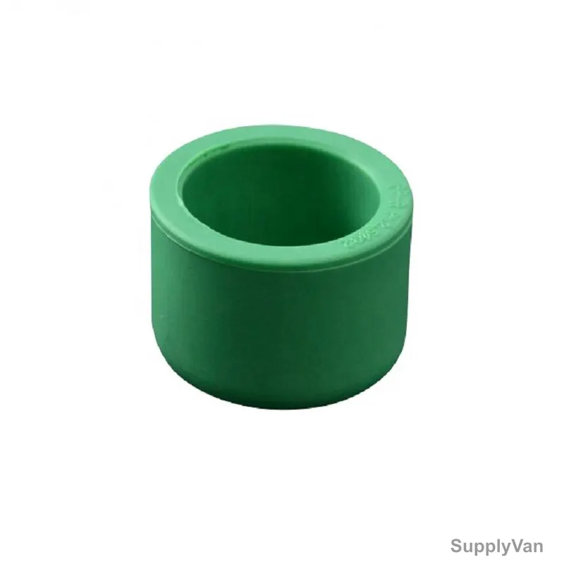 Raktherm End Cap, C-25, Polypropylene, 25MM, Green — image 1
