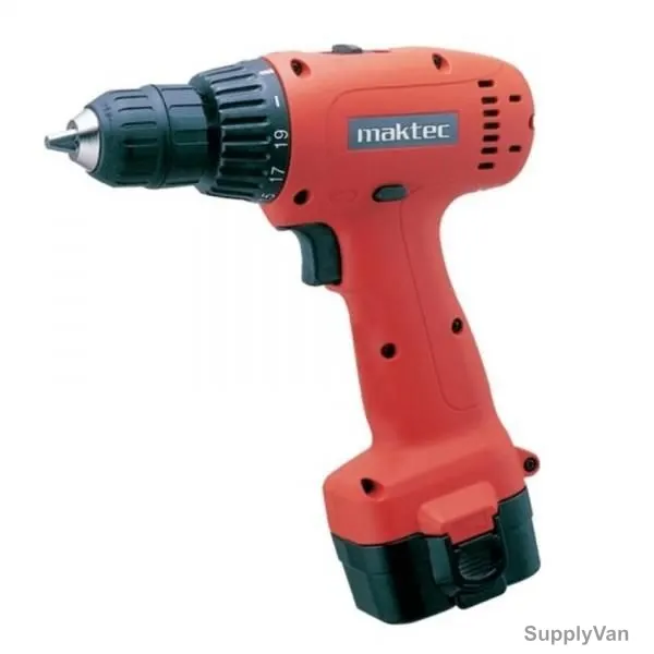 Maktec Cordless Drill, MT062SK2SP, 9.6V, 10MM