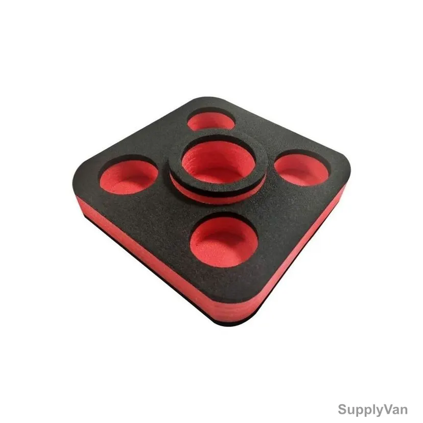 Aerofun Floating Drink Holder, 10016091, 30CM Length x 30CM Width, Black/Red — image 1