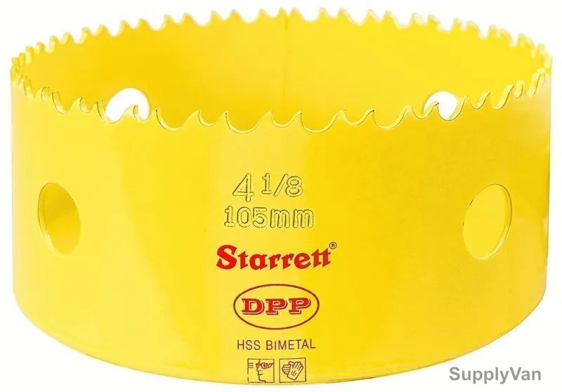 Starrett Dual Pitch Professional Hole Saw, DH0418, 105mm