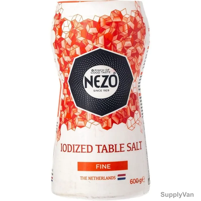 Nezo Fine Iodized Table Salt, 600GM — image 1